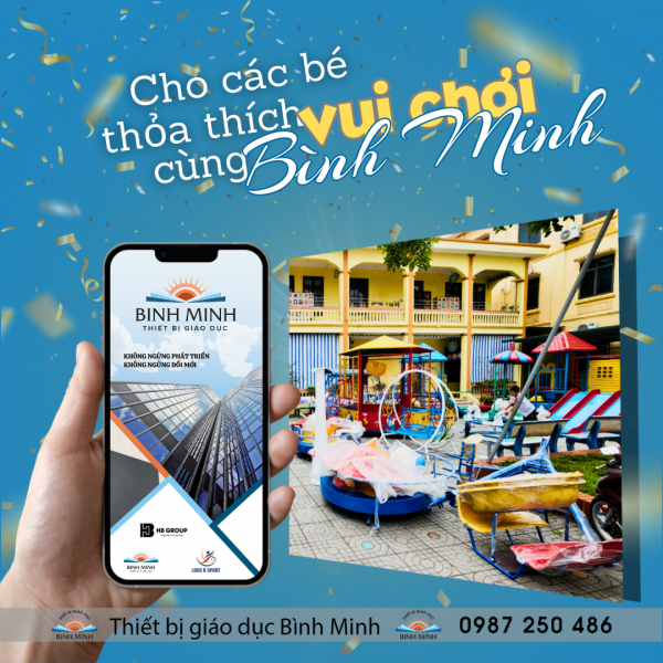 TẠO SÂN CHƠI LÝ TƯỞNG - NƠI TRẺ EM PHÁT TRIỂN TOÀN DIỆN!