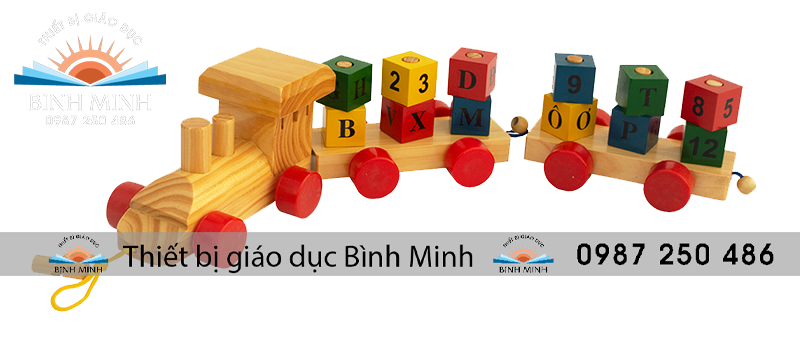 Tàu hỏa chở chữ và số
