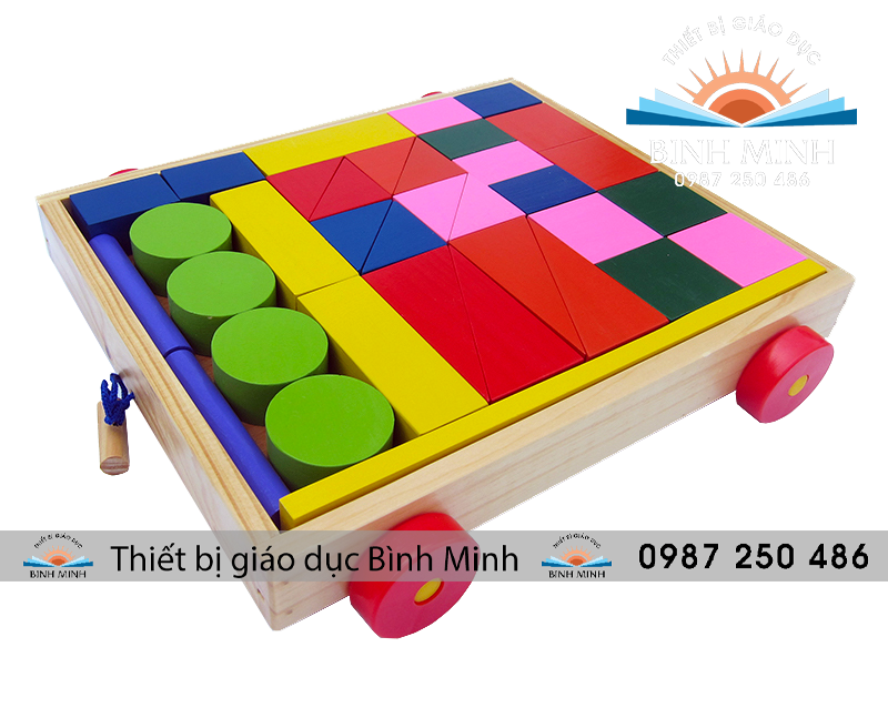 Bộ xếp hình 35 chi tiết trên xe