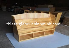 Kệ giá sách gỗ tự nhiên