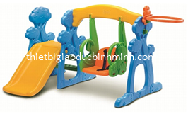 Bộ cầu trượt xích đu